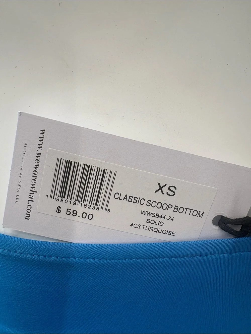 WeWoreWhat Teal-Blue Underwire Bikini Set